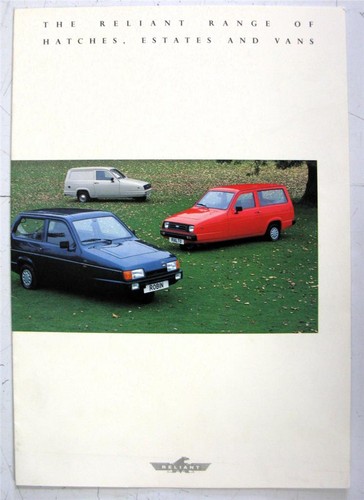 Reliant range car van - reliant,