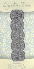 Joanna Sheen Philippa Lace Ribbon Cutting Die for cardmaking, scrapbooking