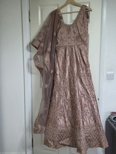 Indian Anarkali Dress Designer Exclusive, Size 10 Can Be Changed to Size 12