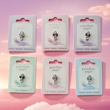 Crystal Guardian Angel Pin