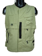 Adidas Adventure Trail Vest Medium Mens Beige Hiking Fishing Camping Walking VGC
