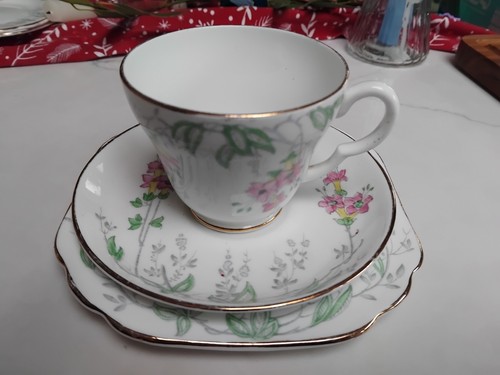 Stanley trio teacup saucer - stanley, trio,