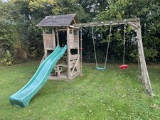 Dunster House Outdoor Play centre Set - Slide damaged 