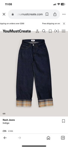Ymc nash jeans indigo - nash, color