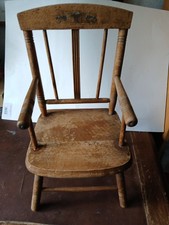 Pine Dolls chair.Pine childs
