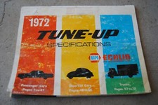 napa echlin 1972 tune up specs