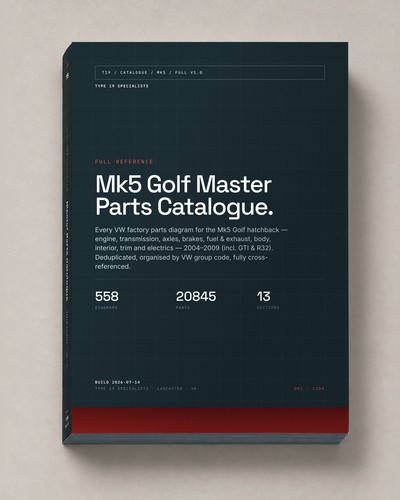 Golf mk5 r32 master parts - r32,