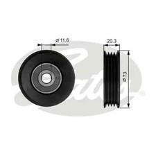 V-belt pulley Metal T38031