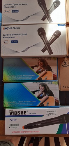 Joblot microphones xlr - 10, +