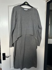 Blooming Marvellous Maternity/nursing Grey Dress Size 16