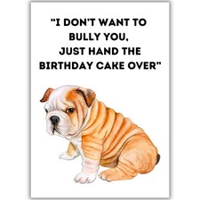 Funny Dog Themed Birthday Card