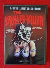 The Driller Killer. Uncut 2 Disc Limited Edition. Video Nasty. R0 DVD. Free P&P.