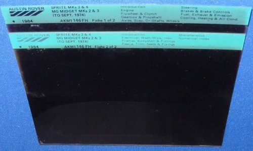 Akm1146fh parts microfiche set - parts,