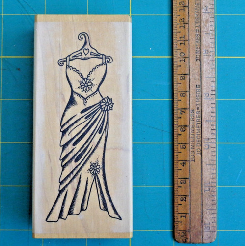 Frock rubber stamp - frock,