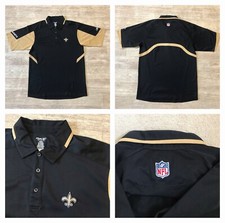 NFL New Orleans Saints vintage Y2K Reebok Team Apparel polo Men’s usM ukL 42”