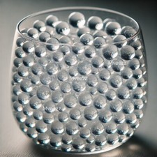 550 CLEAR WATER BEADS SOIL CRYSTAL BIO GEL BALL PARTY WEDDING VASE FILLER