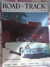 Road & Track Oct 1954 Allard