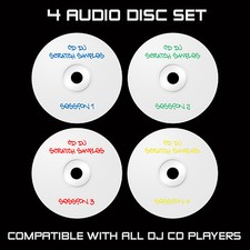 CD DJ SCRATCH SAMPLES - 4 AUDIO DISC SET : CDJ : SERATO : REKORDBOX : TRAKTOR