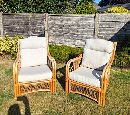 Pair conservatory rattan - pair,