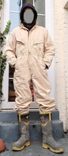 CARHARTT carpenter padded work overalls boilersuit 44" Chest 40" Waist 28" Leg