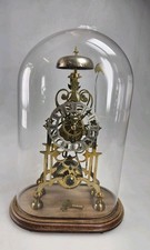 Victorian Fusee Skeleton Clock Under Dome Haycocks of Asbourne
