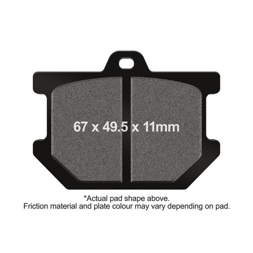 Ebc motorcycle brake pads dmx - brake,
