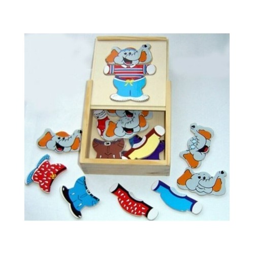 Elephant slot together - slot, wooden