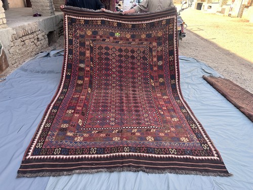 Large turkish kilim rug - kilim,