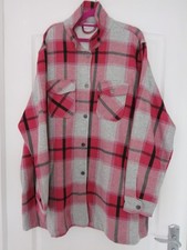 Yours CLOTHING Shirt/Jacket SIZE 24/26 PINK ,GREY AND BLACK CHECK