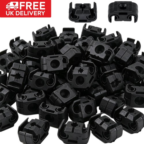 Pack 100pcs black plastic - pack,