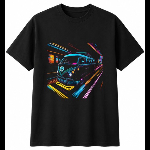 Neon camper van - neon,