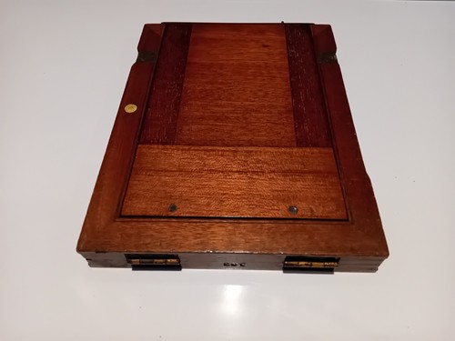 Antique mahogany and brass - antique,