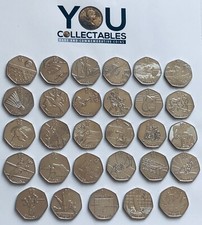 50p RARE Coins - Snowman Kew Gardens Beatrix Potter Olympics Gruffalo Hawking