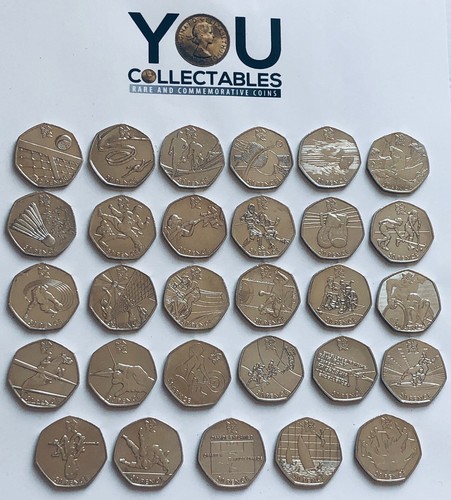 50p rare coins - snowman, kew