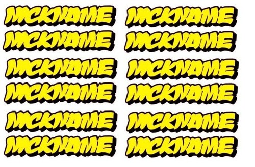 Nicknames your choice - your,