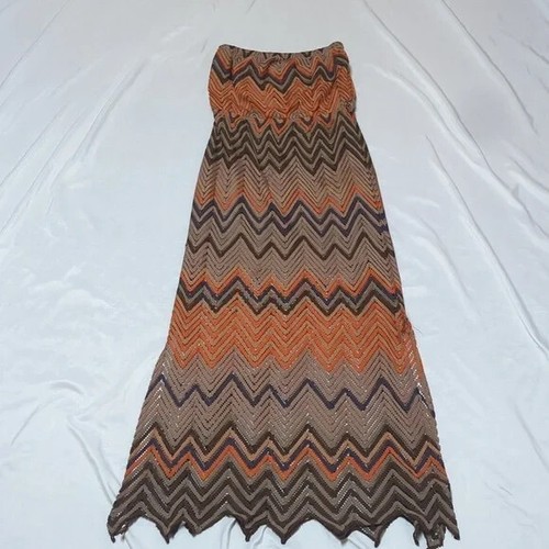 Mona striped chevron crochet - striped,
