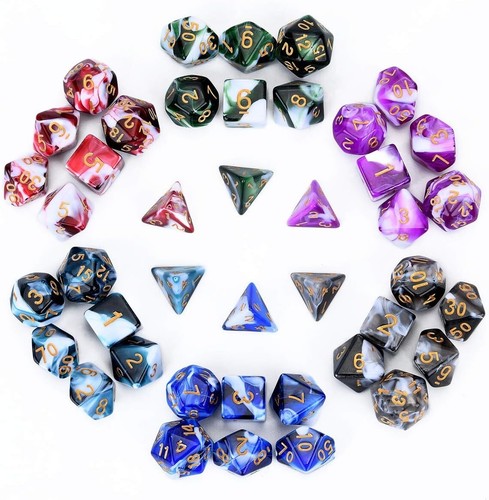 Dice pack polyhedral - 6,