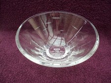 Vintage Stuart Crystal Jasper Conran 8" dia. Ryvita Bowl, excellent condition.