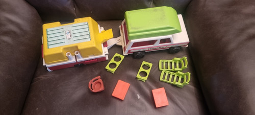 Fisher price jeep - trailer, tent