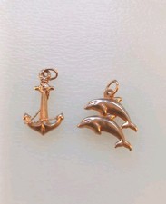 Two 9ct Gold Vintage  Charms /