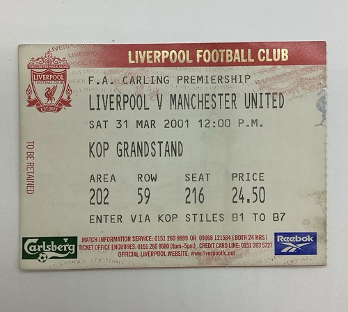 Rare liverpool manchester - liverpool,