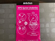 XPS Foam Underlay 5mm 6.36 sqm  for Wood & Laminate Flooring