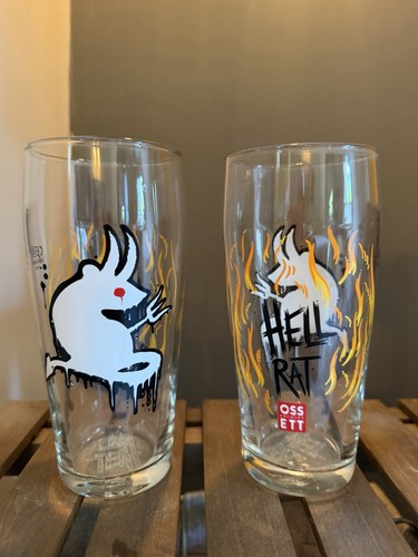 Ossett brewery hell rat pint - brewery,