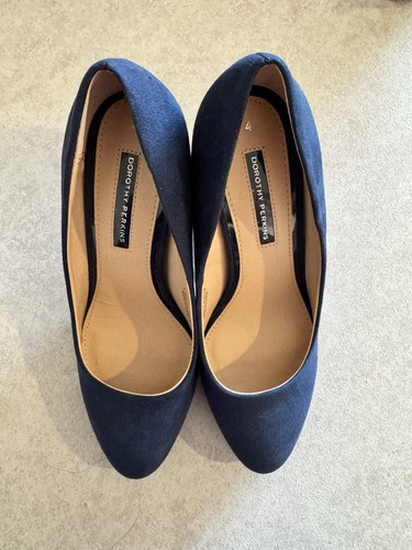 Navy blue court slip - blue,