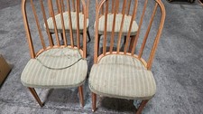  4 MID CENTURY CHAIRS. 1930s SWEDISH CHAIRS. 
