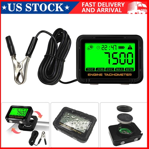 Digital rpm hour meter - rpm,