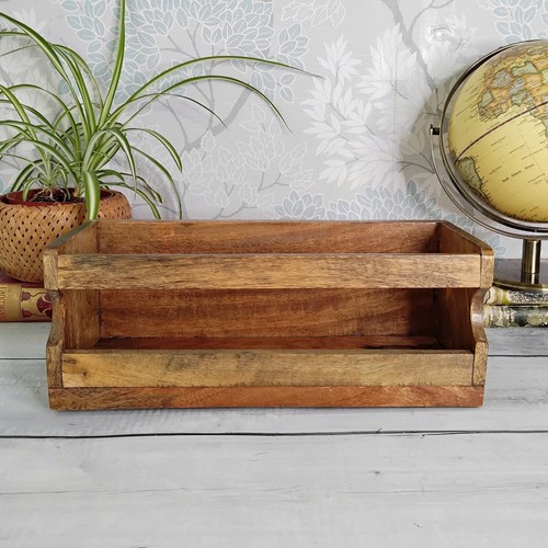 Wooden storage shelf rustic - wooden,