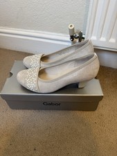 Gabor Silver Medium Heel Best