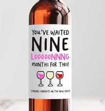 1pc Funny "Nine Months Of