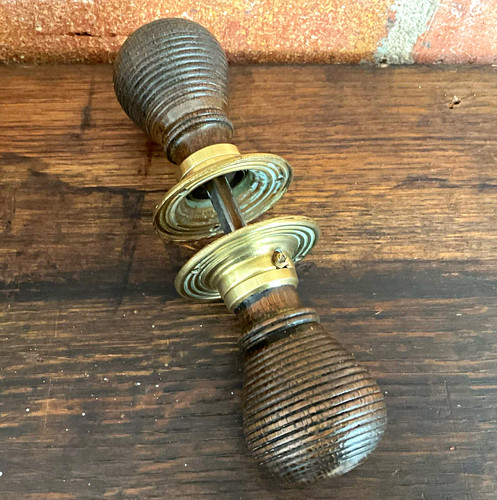 Antique ebony beehive handled - ebony,